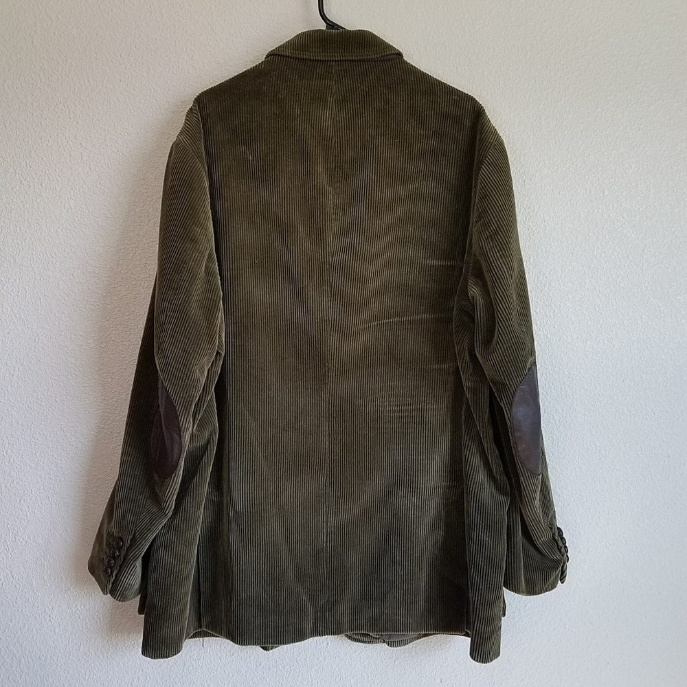 Ralph Lauren Men's Corduroy/Leather Blazer - Picture 2 of 13
